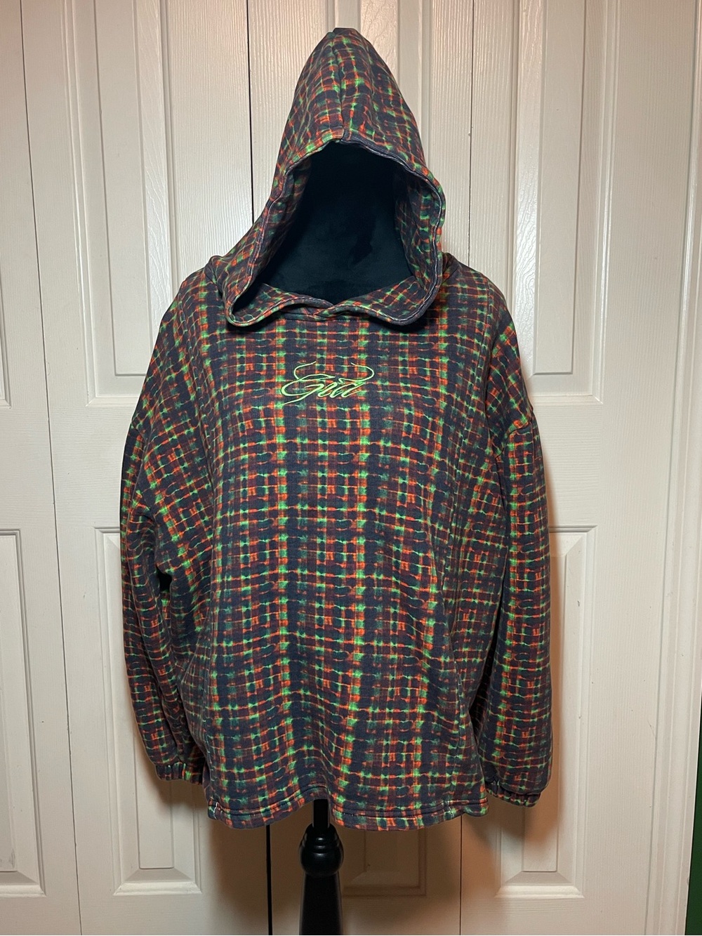 I.AM.GIA Tatiana Check Print Pull-Over 2019 Hooded Sweatshirt